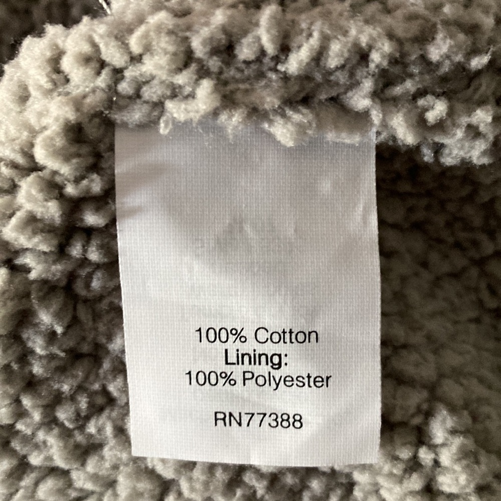 J.Crew zip up vintage fleece size, extra large in gray - Picture 5 of 8
